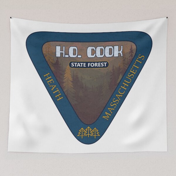 Item preview, H.O. Cook State Forest, Heath, Massachusetts, Forest Design designed and sold by Wanderful-roads.