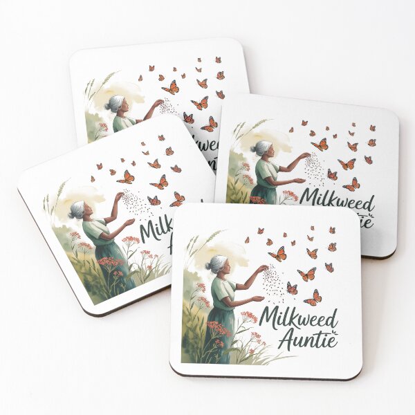 Item preview, Milkweed Auntie • Monarch Seed Spreader Art designed and sold by Blok45.