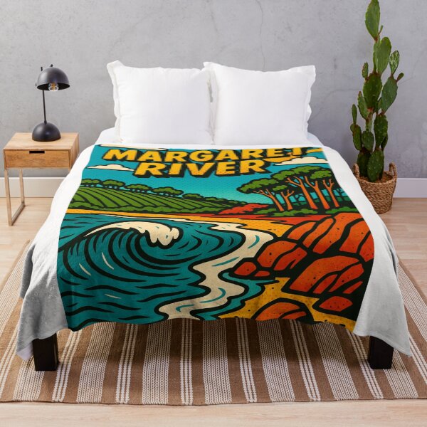 Item preview, Margaret River Coastline with Rolling Surf, Western Australia designed and sold by Places On Earth.