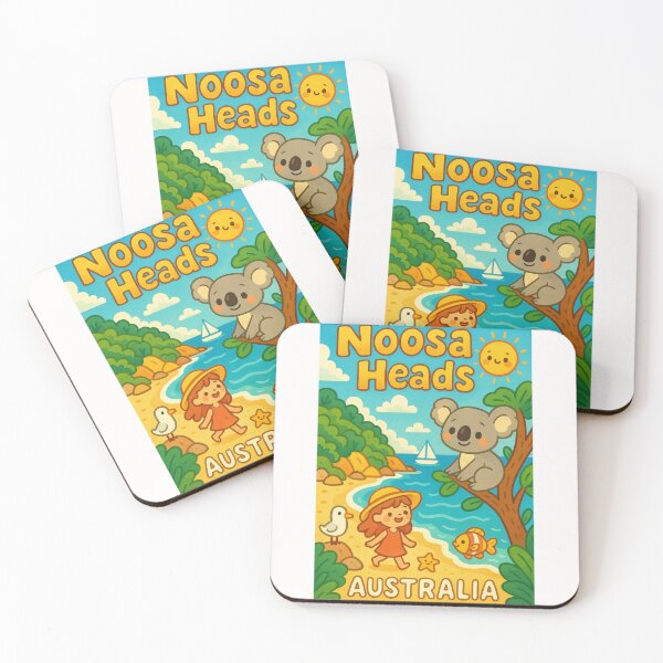 Item preview, Noosa Heads Koala Beach Scene, Queensland designed and sold by Places On Earth.