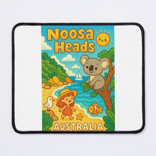 Item preview, Noosa Heads Koala Beach Scene, Queensland designed and sold by Places On Earth.