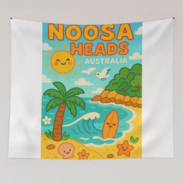 Item preview, Noosa Heads Surf Beach, Queensland designed and sold by Places On Earth.