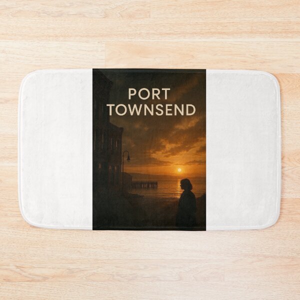 Item preview, Sunset Over Water Street, Port Townsend designed and sold by Places On Earth.