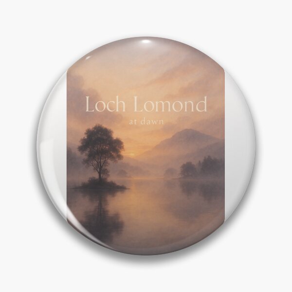 Item preview, Loch Lomond Island Tree at Dawn, Scotland designed and sold by Places On Earth.