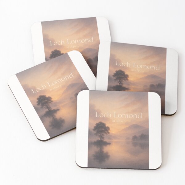 Item preview, Loch Lomond Island Tree at Dawn, Scotland designed and sold by Places On Earth.