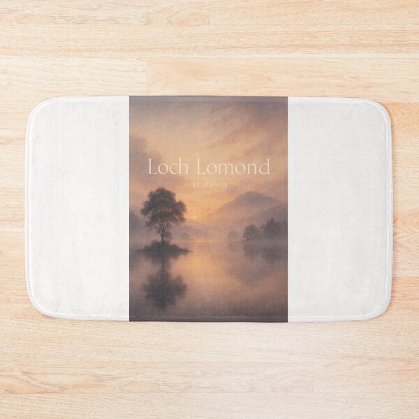 Item preview, Loch Lomond Island Tree at Dawn, Scotland designed and sold by Places On Earth.