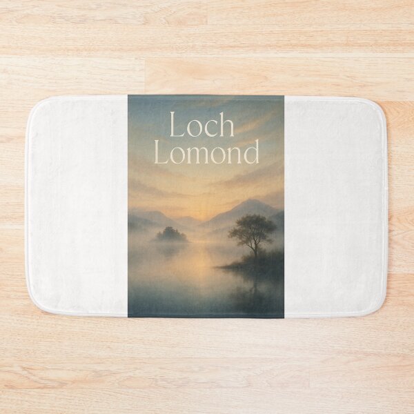 Item preview, Misty Morning at Loch Lomond, Scotland designed and sold by Places On Earth.