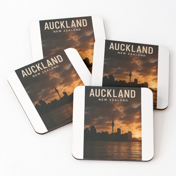 Item preview, Auckland Skyline at Sunset, New Zealand designed and sold by Places On Earth.