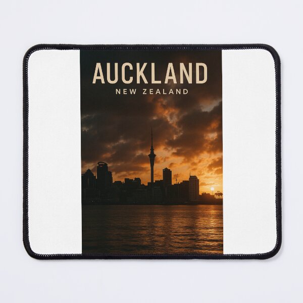 Item preview, Auckland Skyline at Sunset, New Zealand designed and sold by Places On Earth.