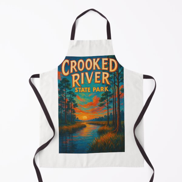 Item preview, Crooked River Sunset Scene, Georgia designed and sold by Places On Earth.