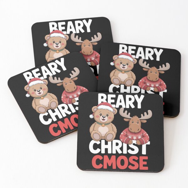 Item preview, Beary Christmas - Funny Merry Christmas Pun Bear Moose designed and sold by Bandikonsalez.