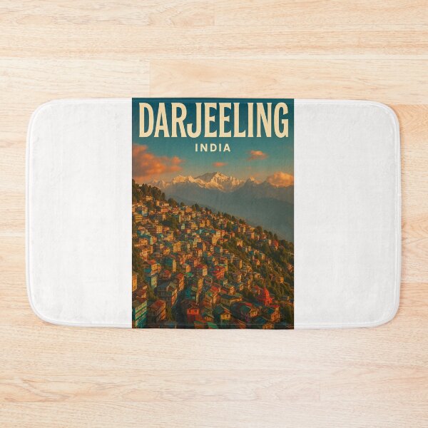 Item preview, Darjeeling Town and Kangchenjunga Sunrise, West Bengal India designed and sold by Places On Earth.