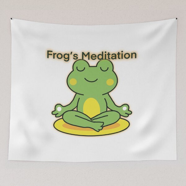 Item preview, Master frog’s meditationing just hero designed and sold by Dechaphopearsri.