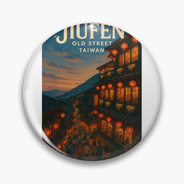 Item preview, Jiufen Old Street Lantern Scene, Ruifang Taiwan designed and sold by Aryabek.
