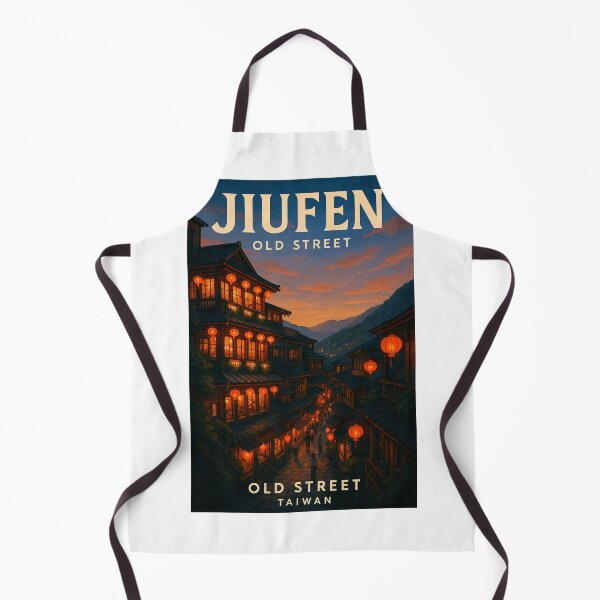 Item preview, Jiufen Old Street Lantern View, Northern Taiwan designed and sold by Aryabek.