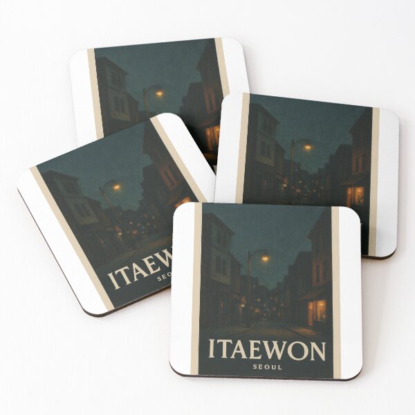Item preview, Itaewon Street Lights at Night, Seoul South Korea designed and sold by Aryabek.