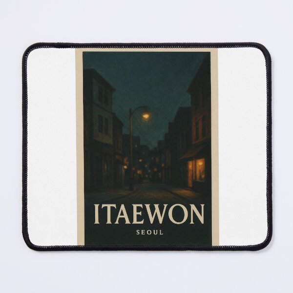 Item preview, Itaewon Street Lights at Night, Seoul South Korea designed and sold by Aryabek.