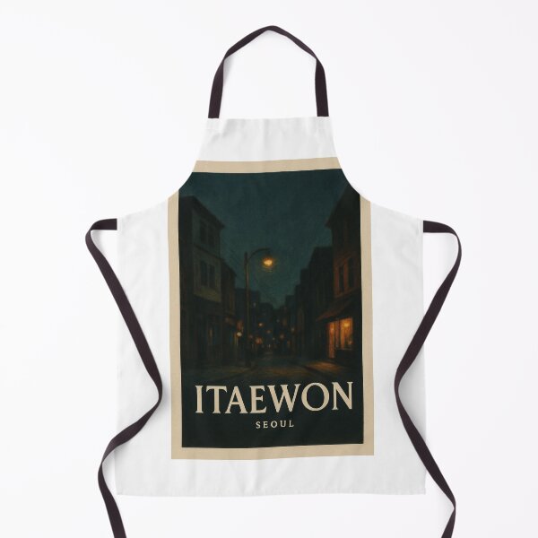 Item preview, Itaewon Street Lights at Night, Seoul South Korea designed and sold by Aryabek.