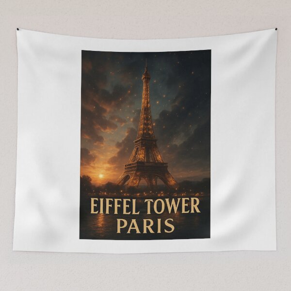 Item preview, Sunset over Eiffel Tower, Paris France designed and sold by Aryabek.