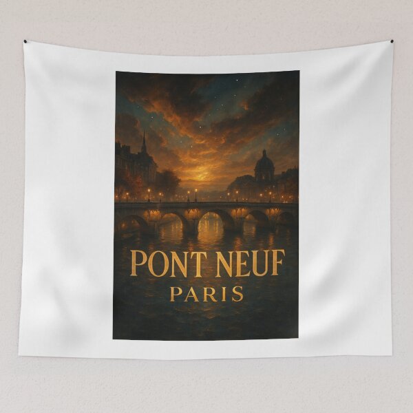 Item preview, Pont Neuf Bridge at Sunset, Paris France designed and sold by Aryabek.