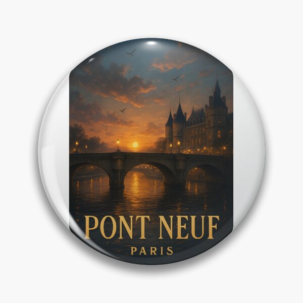 Item preview, Pont Neuf Sunset View, Paris France designed and sold by Aryabek.