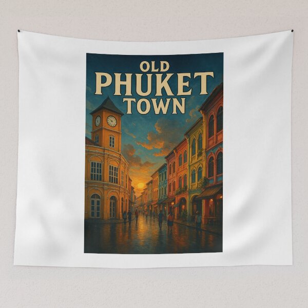 Item preview, Old Phuket Town Sunset Walk, Thailand designed and sold by Aryabek.