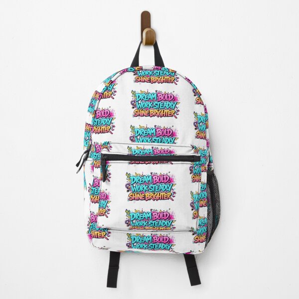 Item preview, Neon Graffiti Motivation, ream Bold Work Steady Shine Brighter designed and sold by auraRM studio.