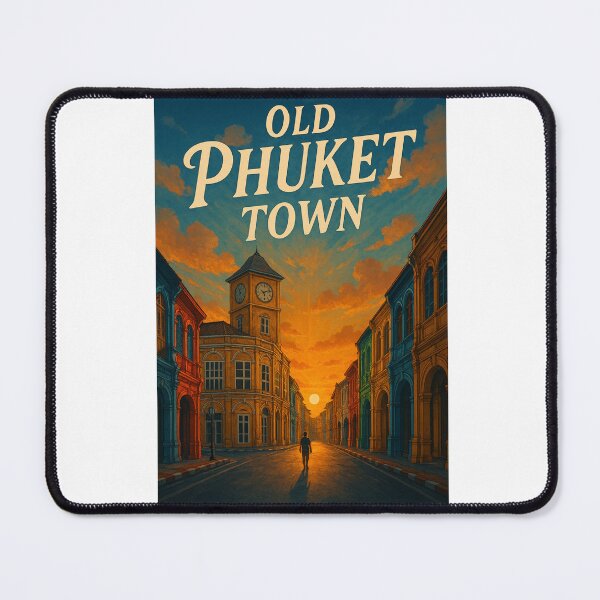 Item preview, Old Phuket Town Sunset Street View, Thailand designed and sold by Aryabek.