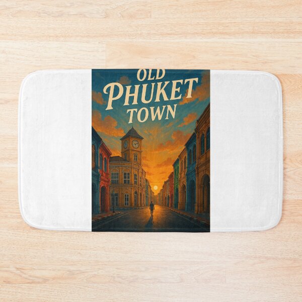 Item preview, Old Phuket Town Sunset Street View, Thailand designed and sold by Aryabek.