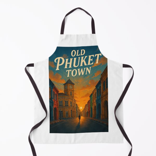 Item preview, Old Phuket Town Sunset Street View, Thailand designed and sold by Aryabek.