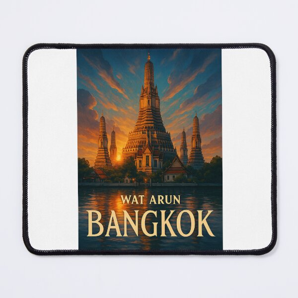 Item preview, Wat Arun Sunset View, Bangkok Thailand designed and sold by Aryabek.