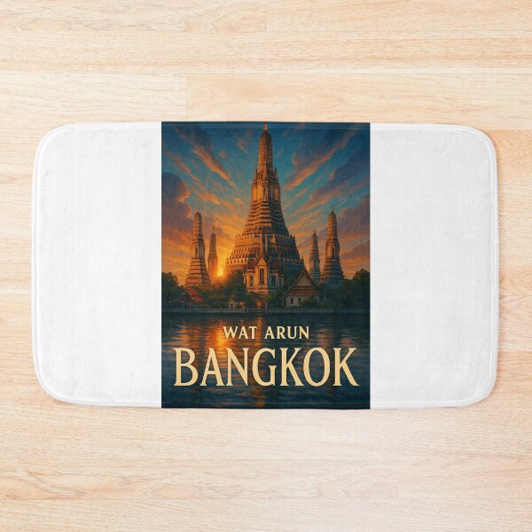 Item preview, Wat Arun Sunset View, Bangkok Thailand designed and sold by Aryabek.