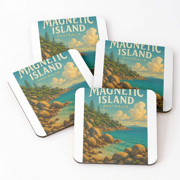 Item preview, Magnetic Island Coastal View, Queensland Australia designed and sold by Aryabek.