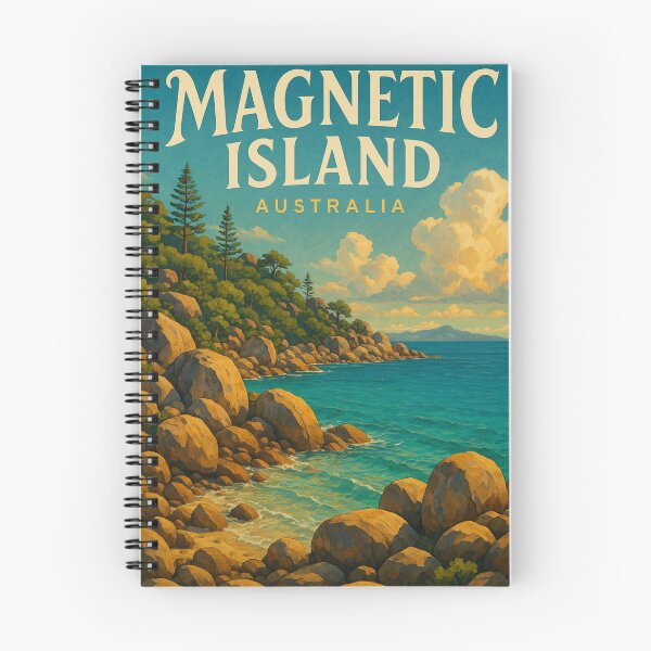Item preview, Magnetic Island Coastal View, Queensland Australia designed and sold by Aryabek.