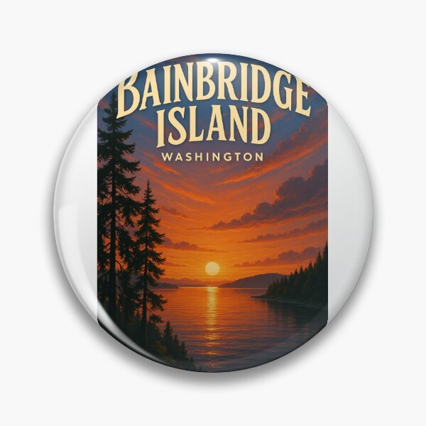 Item preview, Bainbridge Island Sunset View, Washington USA designed and sold by Aryabek.