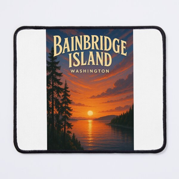 Item preview, Bainbridge Island Sunset View, Washington USA designed and sold by Aryabek.