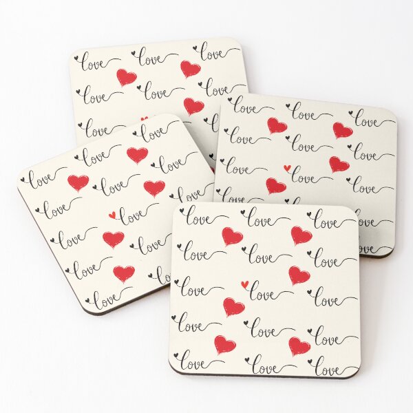 Item preview, HEARTS AND LOVE PATTERN designed and sold by infinitearte.