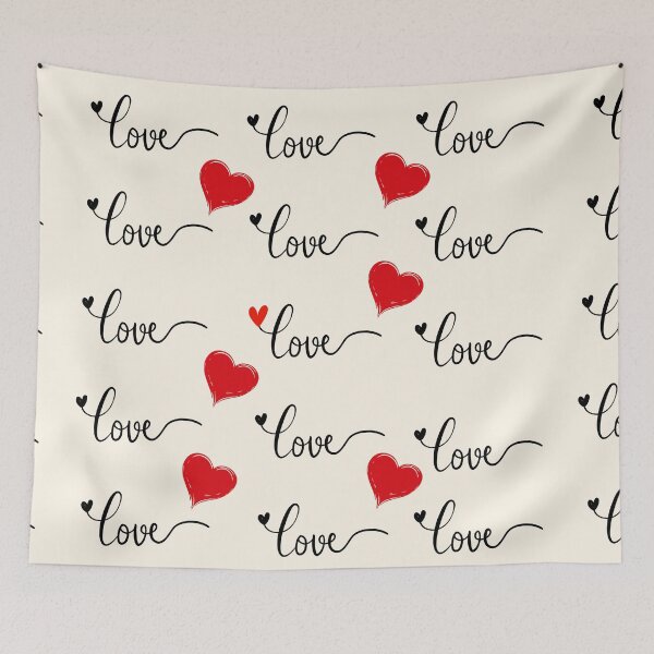 Item preview, HEARTS AND LOVE PATTERN designed and sold by infinitearte.
