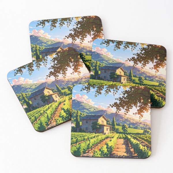 Item preview, Sunny Day in the Tuscan Vineyards designed and sold by HikariMoments.