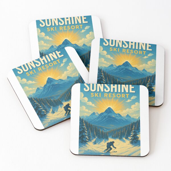 Item preview, Skiing at Sunshine Ski Resort, Banff Alberta designed and sold by Aryabek.
