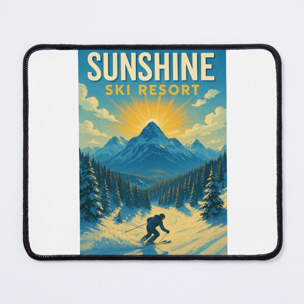 Item preview, Skiing at Sunshine Ski Resort, Banff Alberta designed and sold by Aryabek.