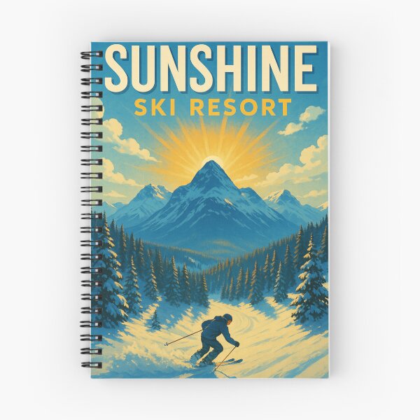 Item preview, Skiing at Sunshine Ski Resort, Banff Alberta designed and sold by Aryabek.