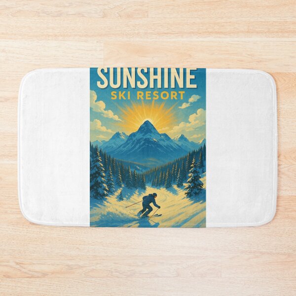 Item preview, Skiing at Sunshine Ski Resort, Banff Alberta designed and sold by Aryabek.
