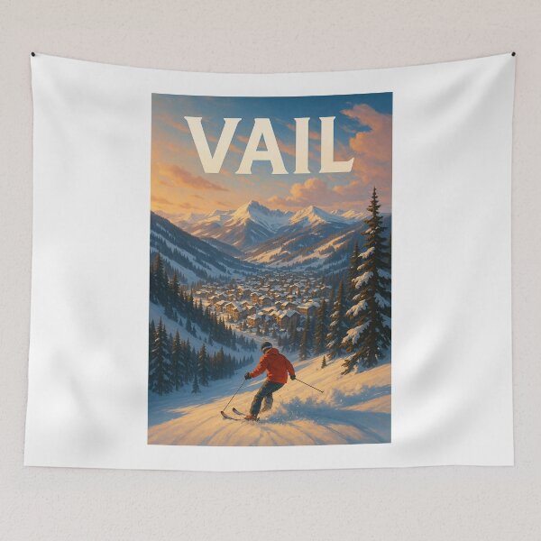 Item preview, Vail Mountain Village Winter View, Colorado USA designed and sold by Aryabek.