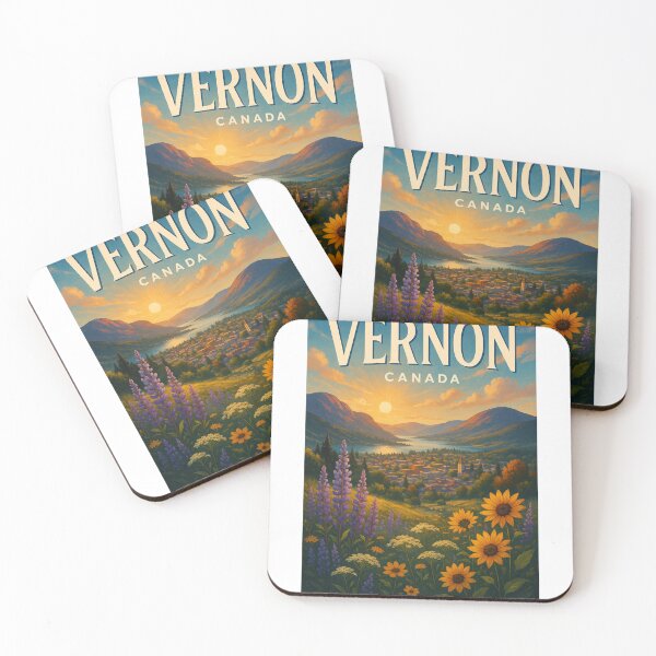 Item preview, Vernon City and Wildflowers, Okanagan Valley BC designed and sold by Aryabek.