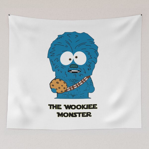 Item preview, The Wookiee Monster - Chewbacca x Cookie monster mashup designed and sold by pablucho0.