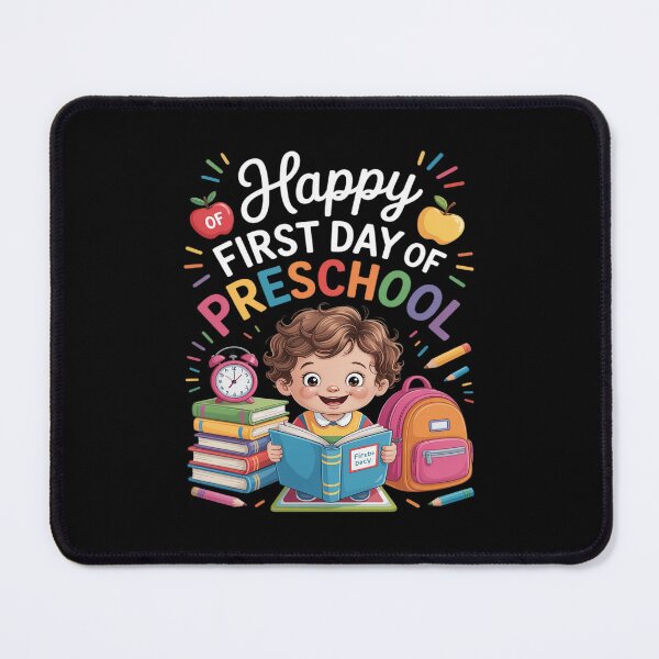 Artikelvorschau, Happy First Day Of Preschool Student Books School Backpack entworfen und verkauft von Idarmotar.