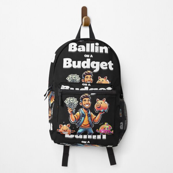 Item preview, Ballin’ On A Budget T-Shirt – Funny Money Quote Trendy Streetwear designed and sold by GiftLore Studio.