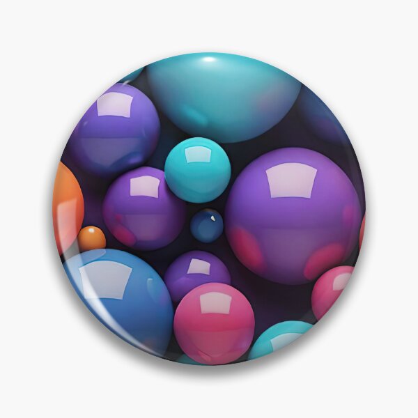 Item preview, Abstract Colorful Bubble Composition designed and sold by TK-Hades.