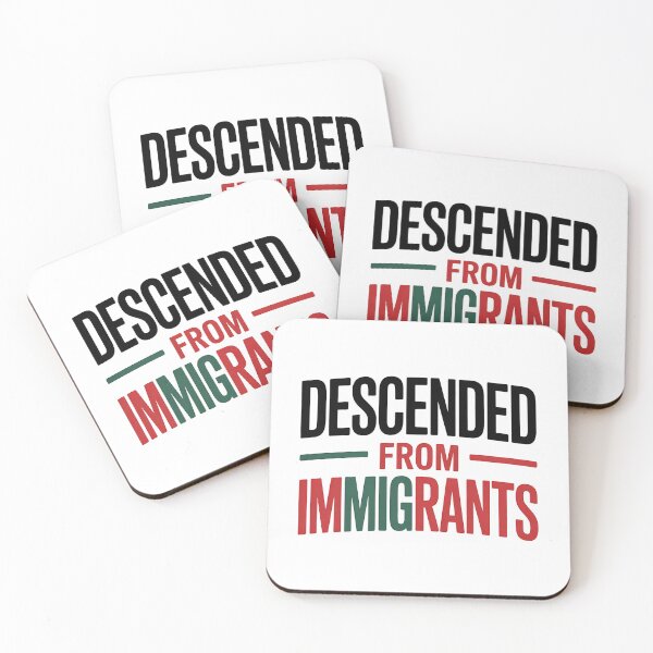 Item preview, Descended From Immigrants - NO KINGs designed and sold by BakeryDozen.